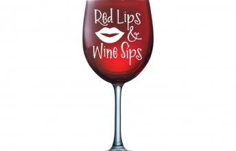 41 red lips wine sips