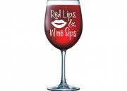 41 red lips wine sips
